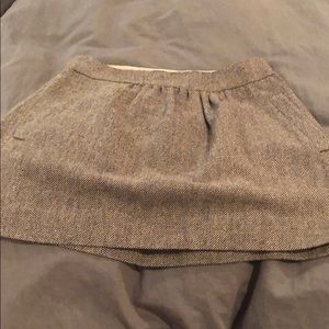 Wool j crew skirt